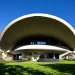 Bob Hope's house in Palm Springs, with a curved roof