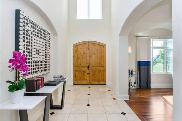 french-chateau-carmel-in-entrance