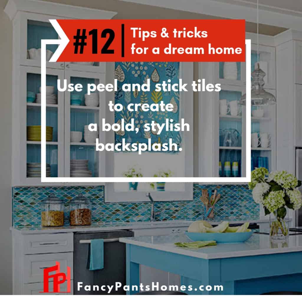 home decor hack update your backsplash with stick tiles