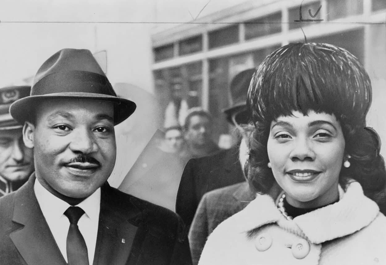 photo of Martin Luther King, Jr. and Coretta Scott King