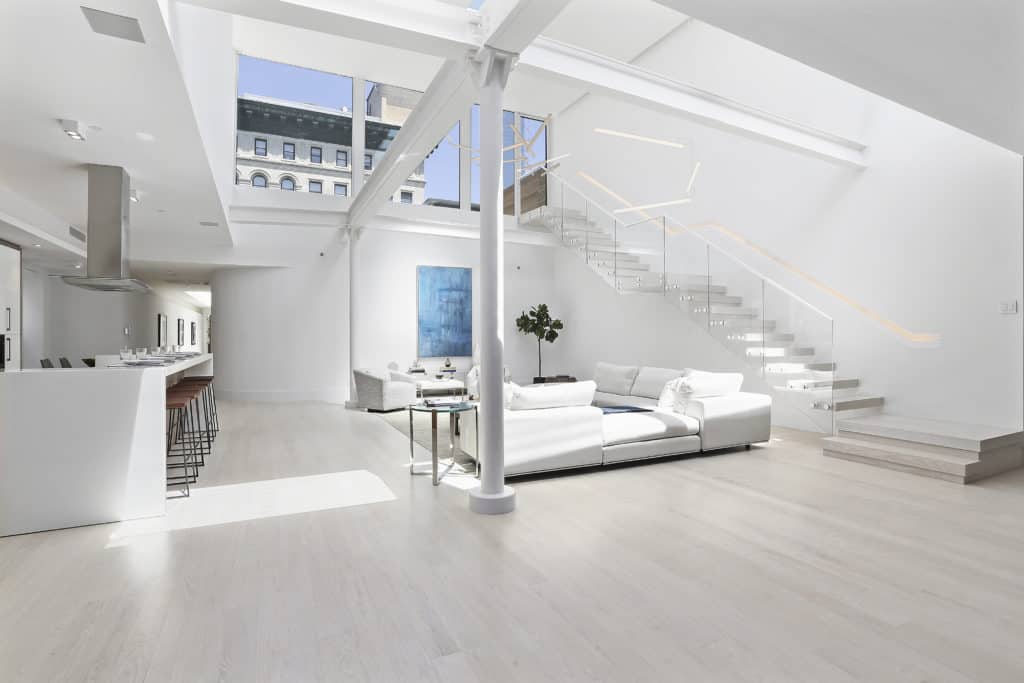 all white penthouse 15 east 17 street new york