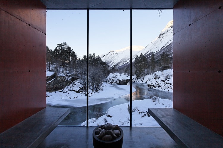 view from inside the ex machina house