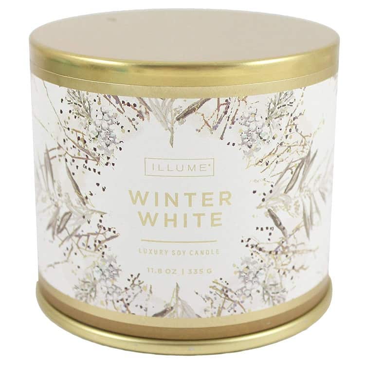 white luxury soy candle 