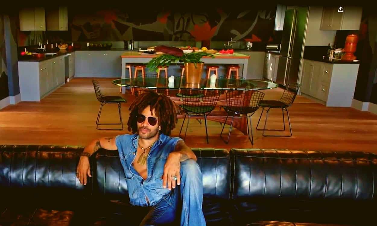 lenny kravitz at home