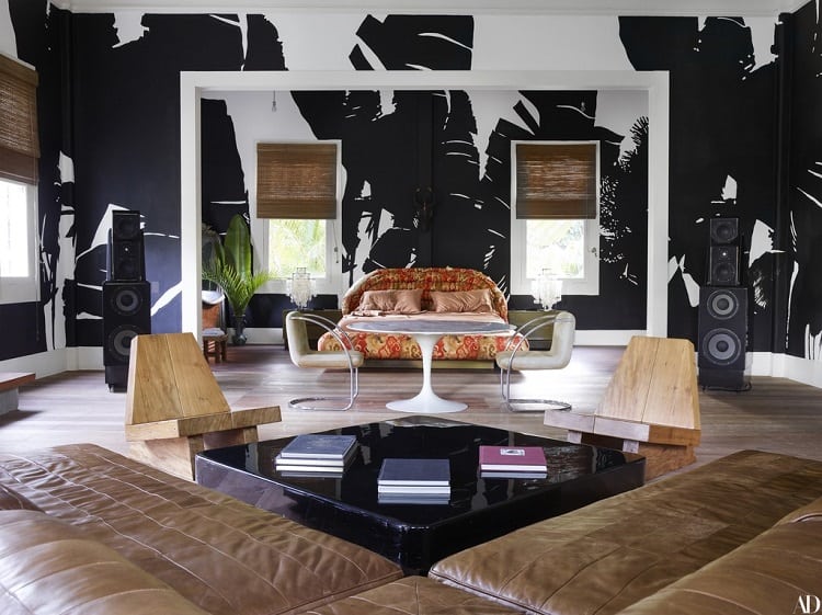 lenny kravitz's house interiors in brazil: bedroom