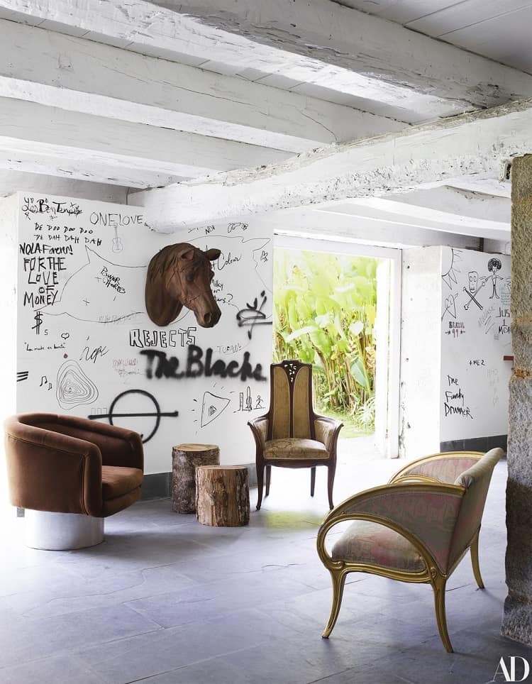 lenny kravitz's house interiors in brazil