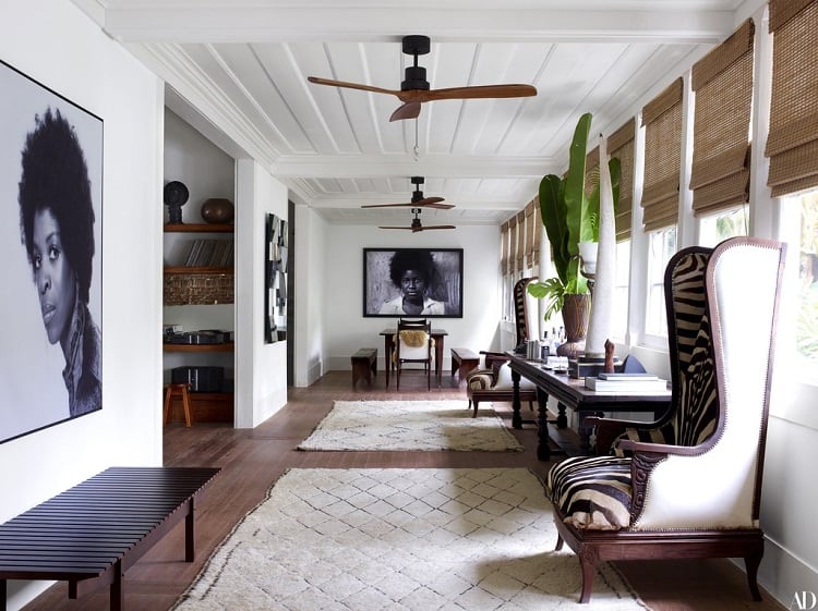 lenny kravitz's house interiors in brazil