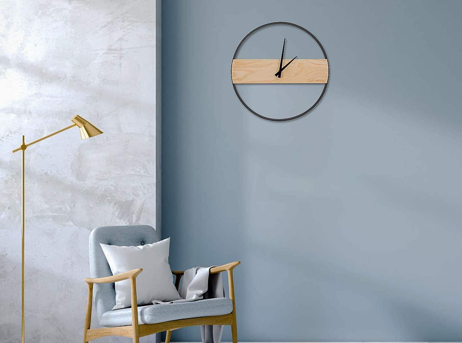 minimalist decor wall clock