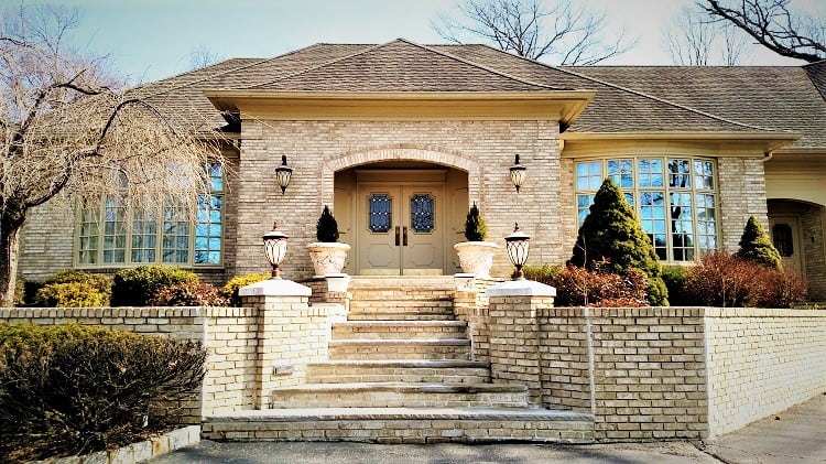 front entrance to the Soprano house, from the personal collection of the owner, Victor Recchia 