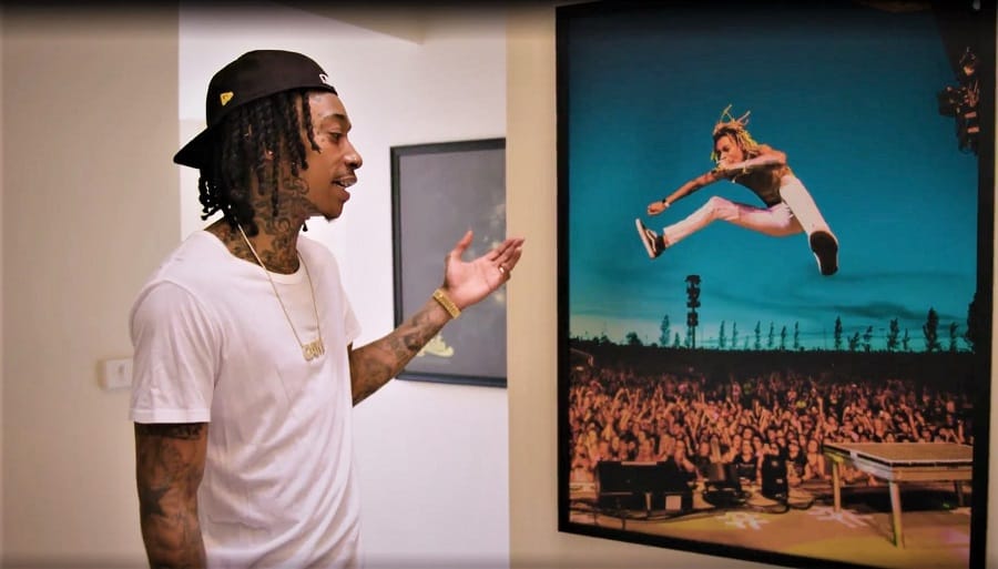 wiz khalifa at home in los angeles