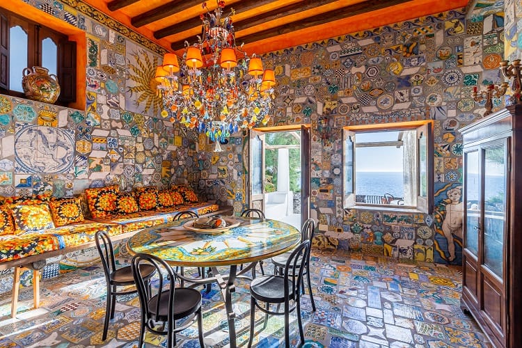 dolce & gabbana house on the stromboli island in sicily