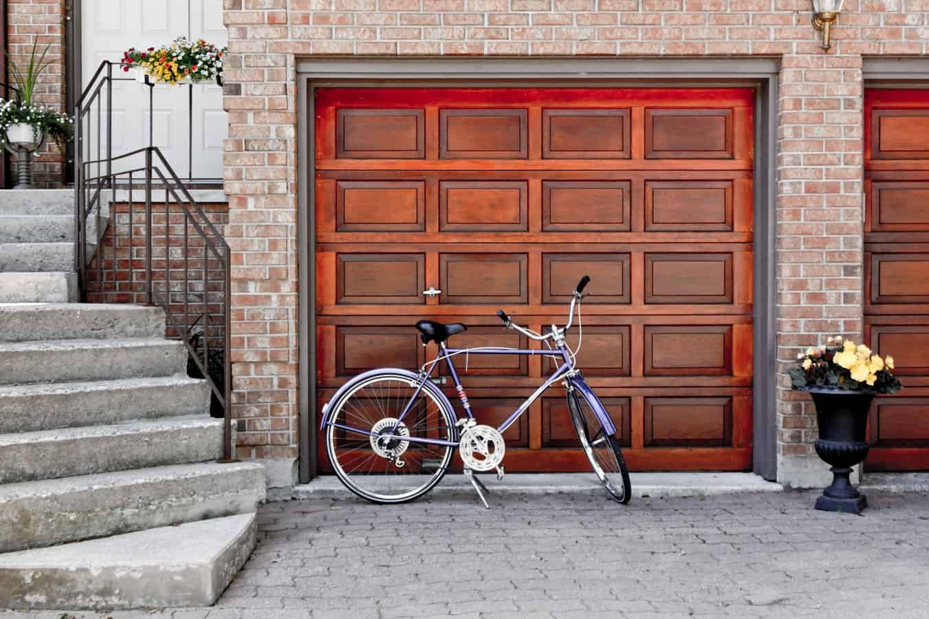 beautiful garage door wood