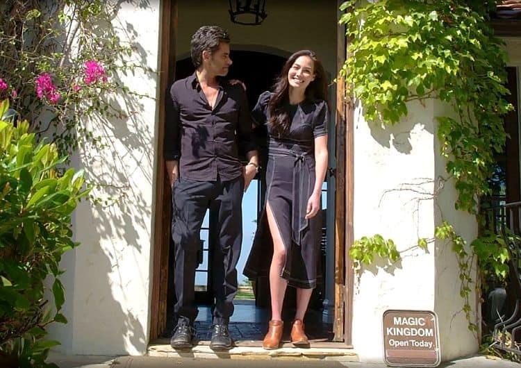 john stamos at home with wife caitlyn