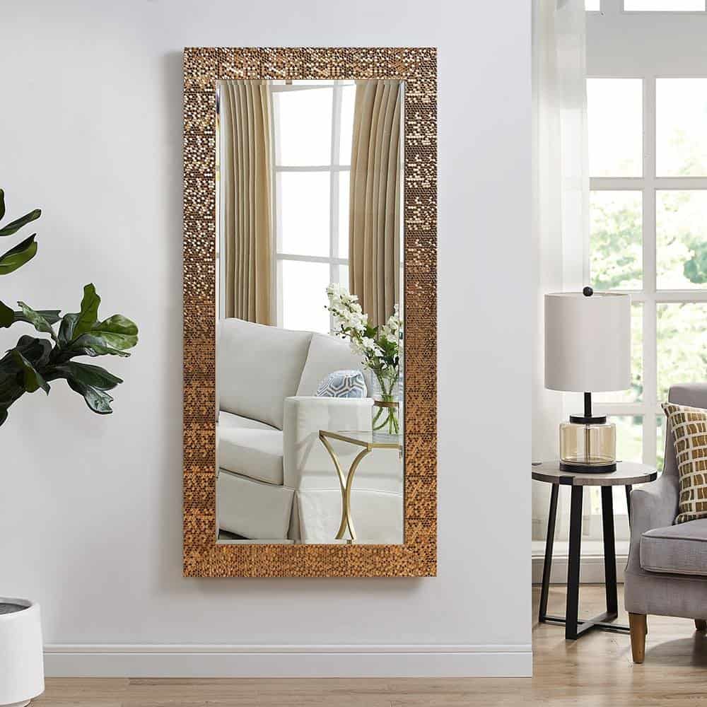 using mirrors for wall decor