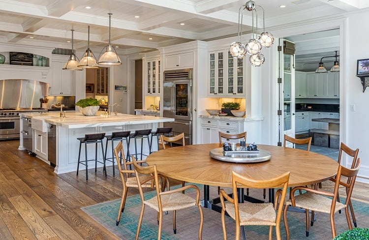 kitchen inside Adam Levine's house