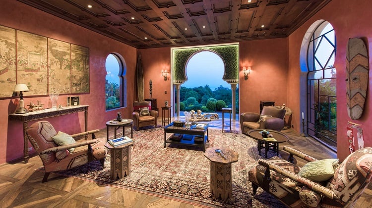 room inside Ellen DeGeneres' new house in Montecito, Calif.