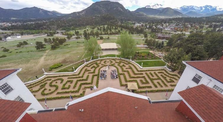 hedge maze at the stanley hotel stephen king's inspiration for The Shining