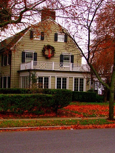 exterior of 112 Ocean Avenue, the Amityville Horror House