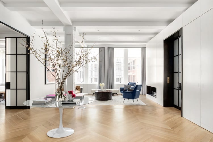 three-bedroom condo at 6 West 20th Street