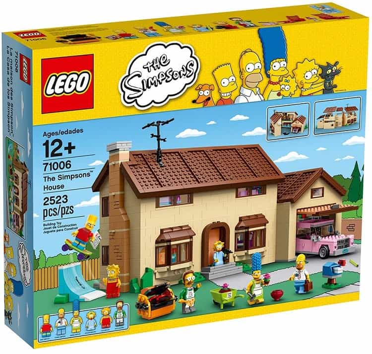 the simpsons house lego