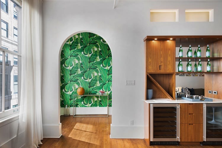 two bedroom apartment in tribeca with a fireplace