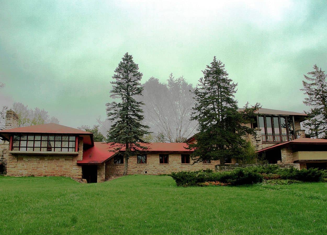 Frank Lloyd Wright's Taliesin house in Wisconsin