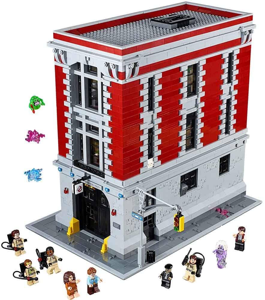 ghostbusters firehouse lego building kit