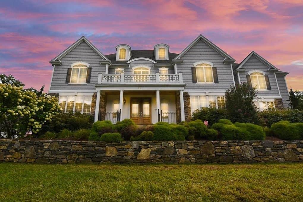 Aaron Hernandez's house at 22 Ronald C Meyer Drive, North Attleboro, Mass. 