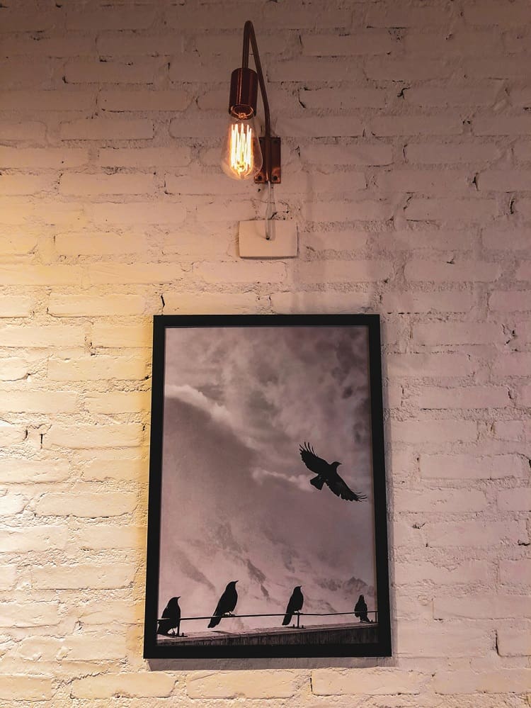 lighting bird painting