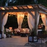 pergola outdoor living space design