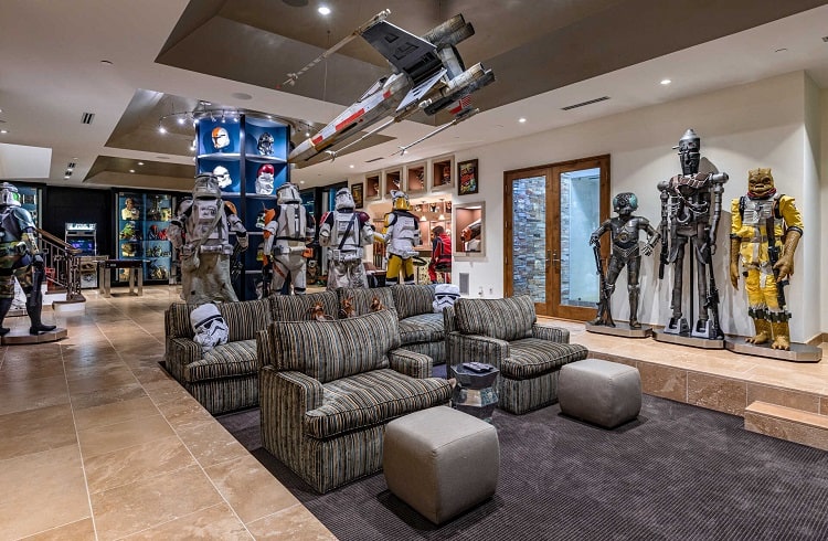 L.A. home with Star Wars-themed basement
