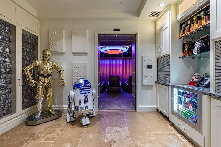 L.A. home with Star Wars-themed basement