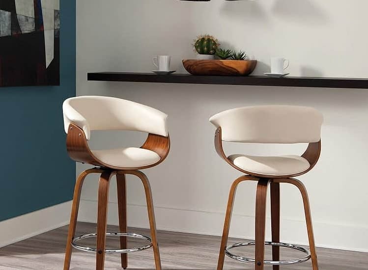 12 Mid Century Modern Bar Stools To, How Much Space Do You Need For 4 Bar Stools