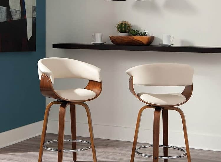 kitchen bar stools spacing