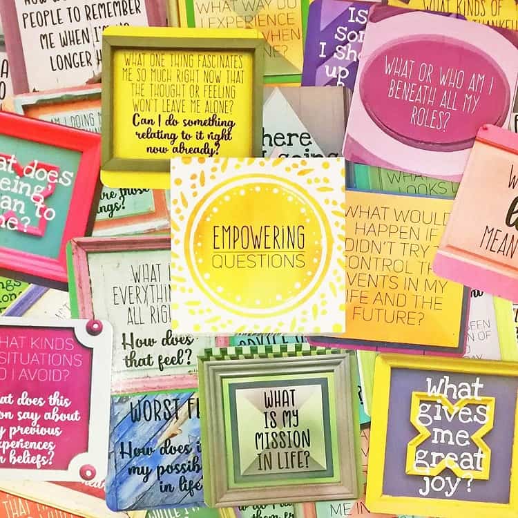 empowering question cards