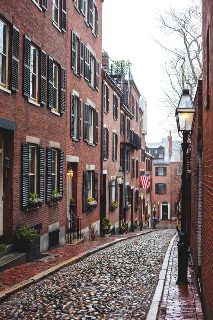 acorn street in boston