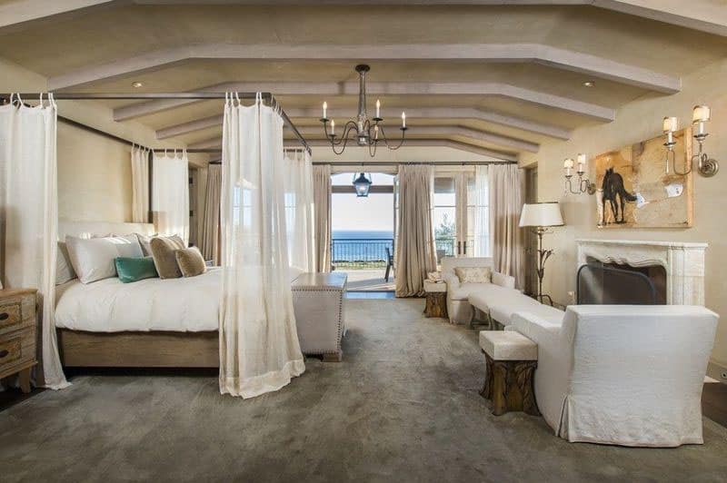 lady gaga's bedroom in her malibu house