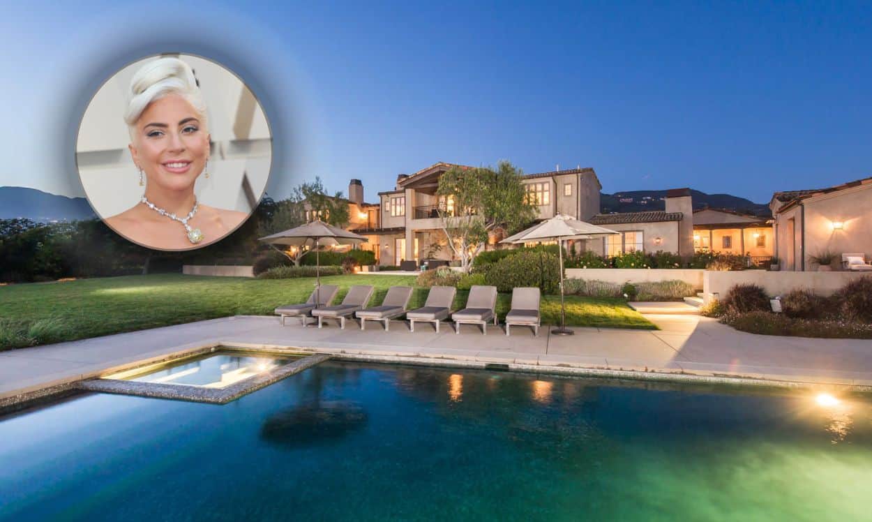 Lady Gaga and her house in Malibu