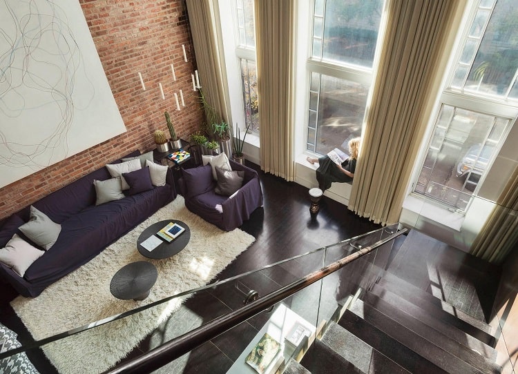 modern interiors of east village synagogue converted into rental