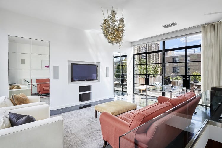 East Village synagogue turned luxury rental - interiors