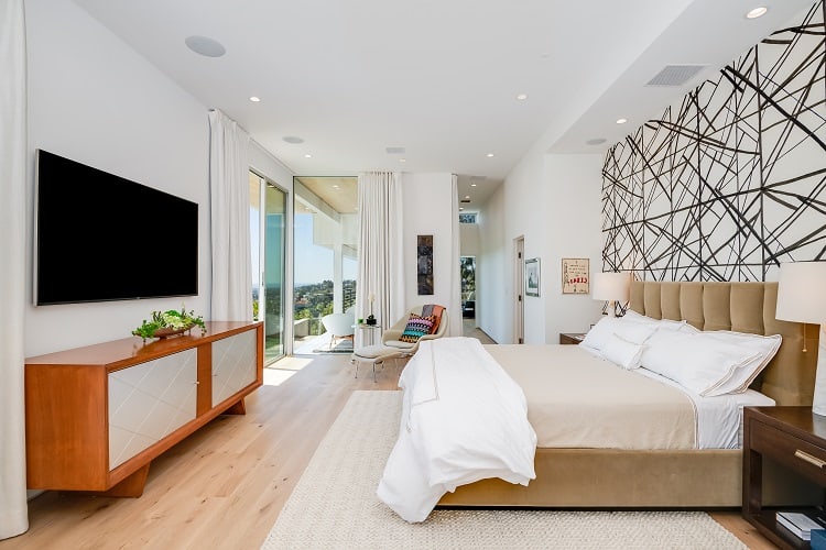 bedroom of a Luxury home for sale in Beverly Hills