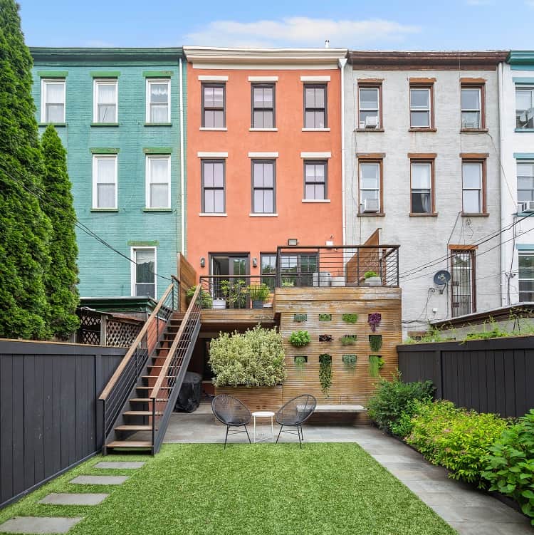 Restored townhouse in Bed-Stuy, Brooklyn NY