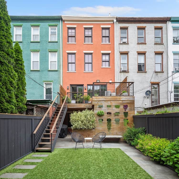 Restored townhouse in Bed-Stuy, Brooklyn NY 