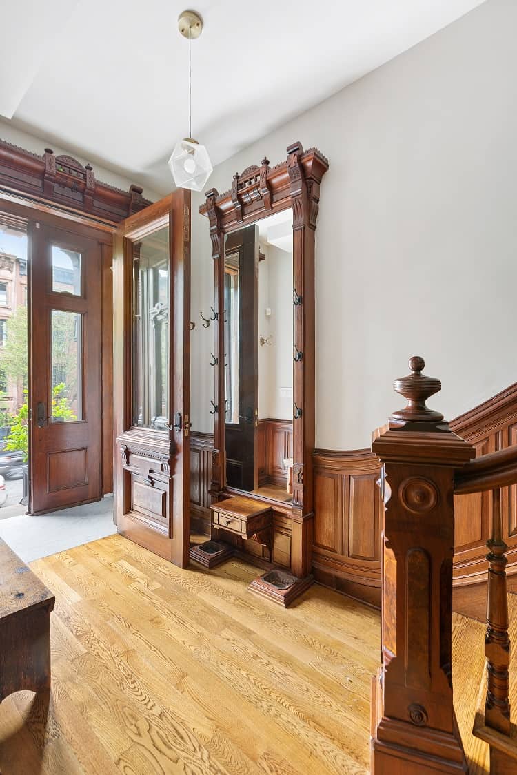 Restored townhouse in Bed-Stuy, Brooklyn NY