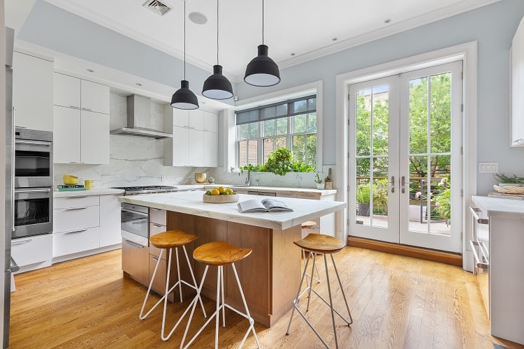 Restored townhouse in Bed-Stuy, Brooklyn NY