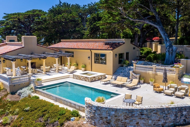 Luxury coastline home for sale in Pebble Beach, CA