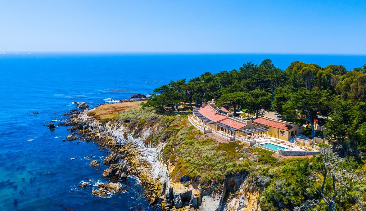 coastline house in pebble beach, ca