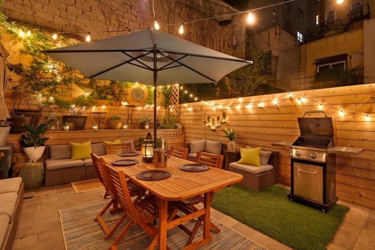 This Brooklyn Condo Has a Dreamy Backyard that Will Make You You