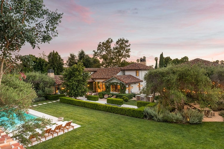 Morgan Brown's exquisite home in West Hollywood.