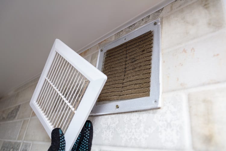 checking the air filters in your home